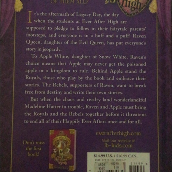 Ever After High book number 2 - Picture 2 of 2